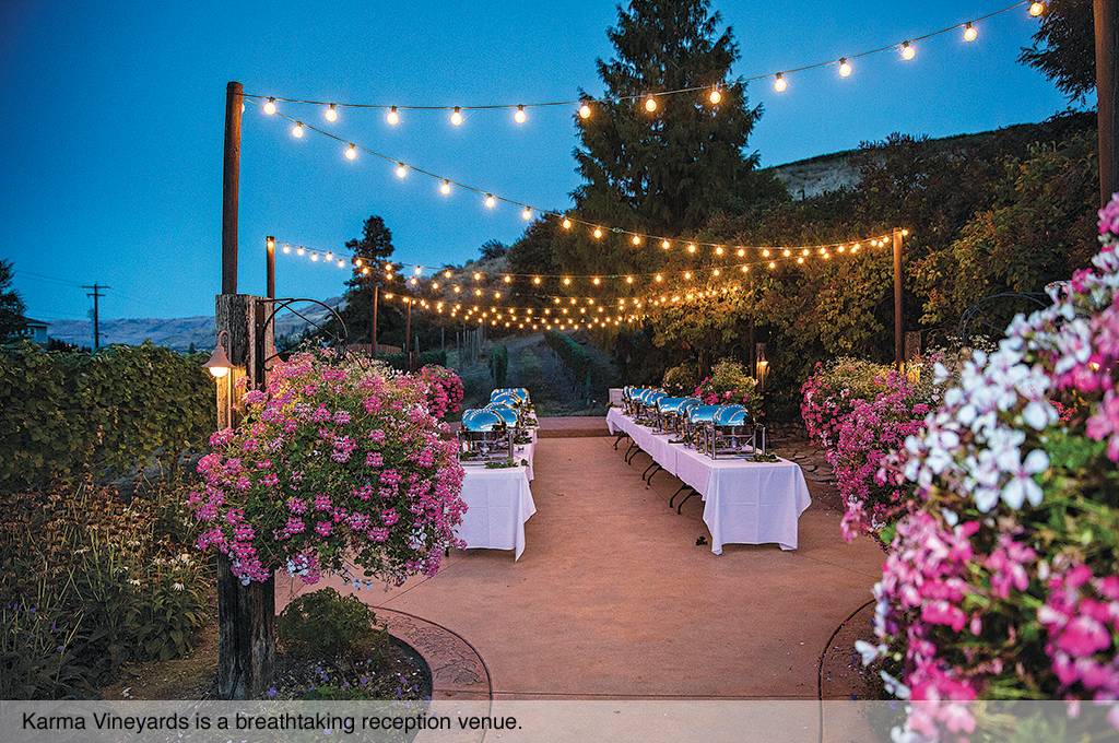 Karma Vineyards is a breathtaking reception venue.