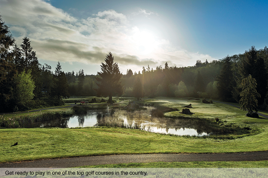 Get ready to play in one of the top golf courses in the country.